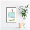 Picture of Shower Time _GroupedProduct_Rectangle_Portrait_Canvas_Framed_