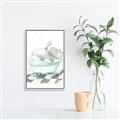 Picture of Bath Time _GroupedProduct_Rectangle_Portrait_Canvas_Framed_