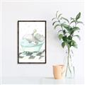 Picture of Bath Time _GroupedProduct_Rectangle_Portrait_Canvas_Framed_