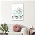Picture of Bath Time _GroupedProduct_Rectangle_Portrait_Canvas_Framed_