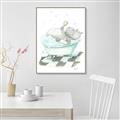 Picture of Bath Time _GroupedProduct_Rectangle_Portrait_Canvas_Framed_
