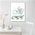 Picture of Bath Time _GroupedProduct_Rectangle_Portrait_Canvas_Framed_