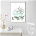 Picture of Bath Time _GroupedProduct_Rectangle_Portrait_Canvas_Framed_