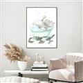 Picture of Bath Time _GroupedProduct_Rectangle_Portrait_Canvas_Framed_
