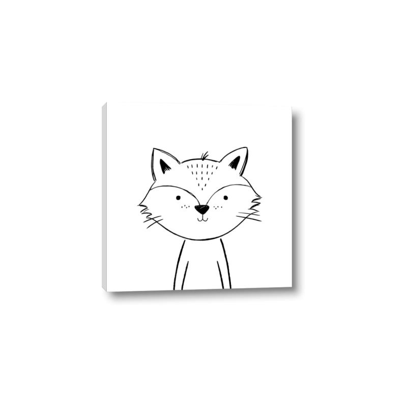 Picture of Sketch Aminal VI _GroupedProduct_Square_Canvas_