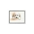 Picture of Cute Puppy _GroupedProduct_Rectangle_Landscape_Canvas_Framed_