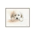 Picture of Cute Puppy _GroupedProduct_Rectangle_Landscape_Canvas_Framed_
