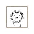 Picture of Sketch Animal  I _GroupedProduct_Square_Canvas_Framed_