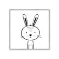 Picture of Sketch Animal  VII _GroupedProduct_Square_Canvas_Framed_