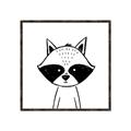 Picture of Sketch Animal  VIII _GroupedProduct_Square_Canvas_Framed_