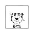 Picture of Sketch Animal  III _GroupedProduct_Square_Canvas_Framed_