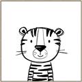 Picture of Sketch Animal  III _GroupedProduct_Square_Canvas_Framed_