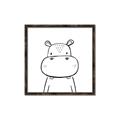 Picture of Sketch Animal  IV _GroupedProduct_Square_Canvas_Framed_