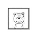 Picture of Sketch Animal V _GroupedProduct_Square_Canvas_Framed_