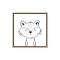 Picture of Sketch Aminal VI _GroupedProduct_Square_Canvas_Framed_