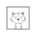 Picture of Sketch Aminal VI _GroupedProduct_Square_Canvas_Framed_