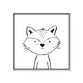 Picture of Sketch Aminal VI _GroupedProduct_Square_Canvas_Framed_