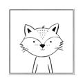 Picture of Sketch Aminal VI _GroupedProduct_Square_Canvas_Framed_