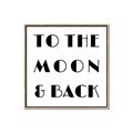 Picture of To The Moon II _GroupedProduct_Square_Canvas_Framed_