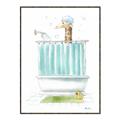 Picture of Shower Time _GroupedProduct_Rectangle_Portrait_Canvas_Framed_