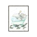 Picture of Bath Time _GroupedProduct_Rectangle_Portrait_Canvas_Framed_