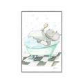 Picture of Bath Time _GroupedProduct_Rectangle_Portrait_Canvas_Framed_