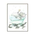 Picture of Bath Time _GroupedProduct_Rectangle_Portrait_Canvas_Framed_