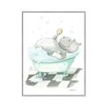 Picture of Bath Time _GroupedProduct_Rectangle_Portrait_Canvas_Framed_