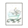 Picture of Bath Time _GroupedProduct_Rectangle_Portrait_Canvas_Framed_