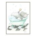 Picture of Bath Time _GroupedProduct_Rectangle_Portrait_Canvas_Framed_
