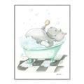 Picture of Bath Time _GroupedProduct_Rectangle_Portrait_Canvas_Framed_