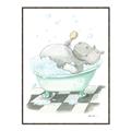 Picture of Bath Time _GroupedProduct_Rectangle_Portrait_Canvas_Framed_