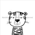 Picture of Sketch Animal  III _GroupedProduct_Square_Unframed_Print_Only_