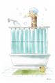 Picture of Shower Time _GroupedProduct_Rectangle_Portrait_Unframed_Print_Only_