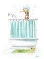 Picture of Shower Time _GroupedProduct_Rectangle_Portrait_Unframed_Print_Only_