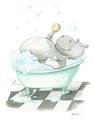 Picture of Bath Time _GroupedProduct_Rectangle_Portrait_Unframed_Print_Only_