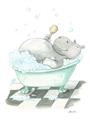 Picture of Bath Time _GroupedProduct_Rectangle_Portrait_Unframed_Print_Only_