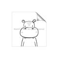 Picture of Sketch Animal  IV _GroupedProduct_Square_Unframed_Print_Only_
