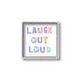Picture of Laugh Out Loud _GroupedProduct_Square_Canvas_Framed_