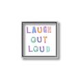 Picture of Laugh Out Loud _GroupedProduct_Square_Canvas_Framed_