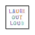 Picture of Laugh Out Loud _GroupedProduct_Square_Canvas_Framed_