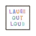 Picture of Laugh Out Loud _GroupedProduct_Square_Canvas_Framed_