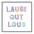 Picture of Laugh Out Loud _GroupedProduct_Square_Canvas_Framed_