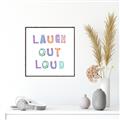 Picture of Laugh Out Loud _GroupedProduct_Square_Canvas_Framed_