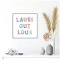 Picture of Laugh Out Loud _GroupedProduct_Square_Canvas_Framed_