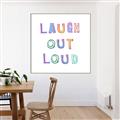 Picture of Laugh Out Loud _GroupedProduct_Square_Canvas_Framed_