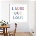 Picture of Laugh Out Loud _GroupedProduct_Square_Canvas_Framed_