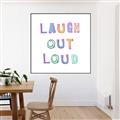 Picture of Laugh Out Loud _GroupedProduct_Square_Canvas_Framed_