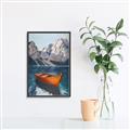 Picture of Lake Life  _GroupedProduct_Rectangle_Portrait_Canvas_Framed_