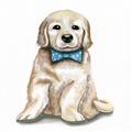 Picture of Bow Tie Golden  _GroupedProduct_Square_Mini_ _GroupedProduct_Square_Unframed_Print_Only_